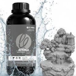 Resina 3D Lavável à Água 1kg – Cinza