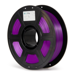 Filamento PLA Silk Duo Preto e Roxo