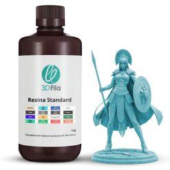 Resina 3D Standard 4.0 Azul Água 1kg