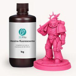 Resina 3D Fluorescente Rosa