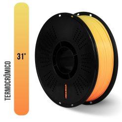 Filamento PLA Termocrômico Laranja / Amarelo