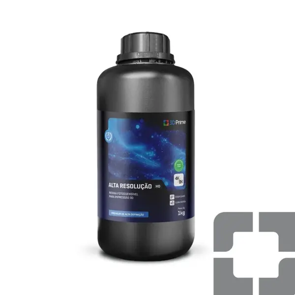 Resina Premium Alta Resolução 8K Cinza Escuro