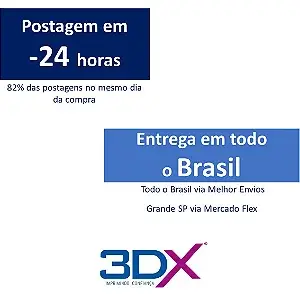 Filamento PLA HT 1kg 2,85 Preto