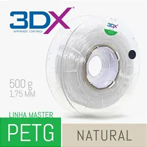 Filamento PETG 500g 1,75 Natural