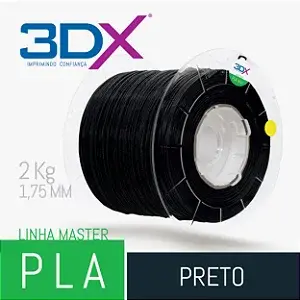 Filamento PLA HT 2kg 1,75 Preto BIG
