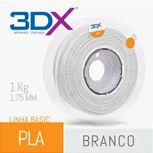 Filamento Pla Basic 1,75 Mm 1kg Branco