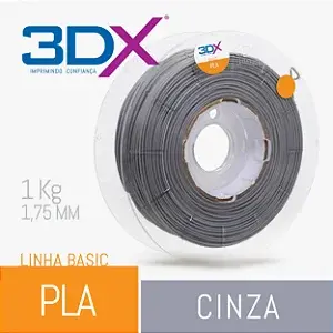 Filamento Pla Basic 1,75 Mm 1kg Cinza (esc)