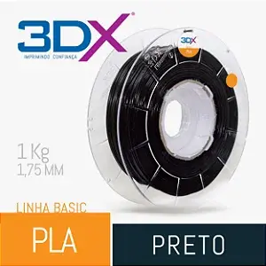 Filamento Pla Basic 1,75 Mm 1kg Preto