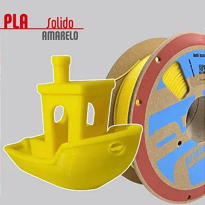 Filamento PLA Amarelo 1,75mm 1Kg PrintaLot