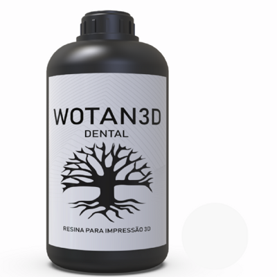 Resina para impressão 3D - DENTAL MODELOS BRANCO - 1kg