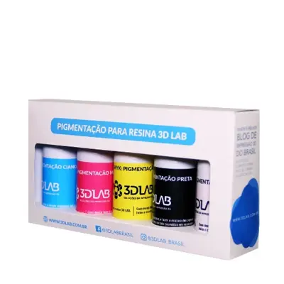KIT DE PIGMENTOS PARA RESINA 5 CORES