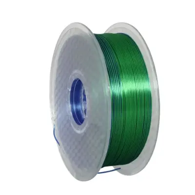 Filamento PLA Ultra Silk Bicolor Verde e Azul
