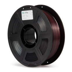 Filamento PLA Silk Duo Preto e Vermelho