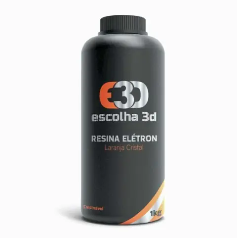 Resina para impressão 3D Calcinável ELETRON Laranja