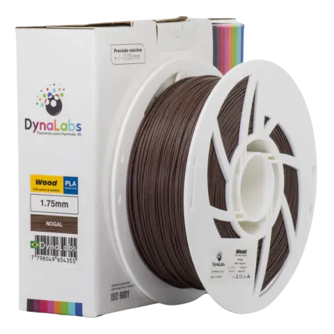 Filamento PLA WOOD Nogal DynaLabs 1.75mm 1Kg