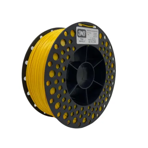 Filamento PLA 3N3 Amarelo 1.75mm 1KG