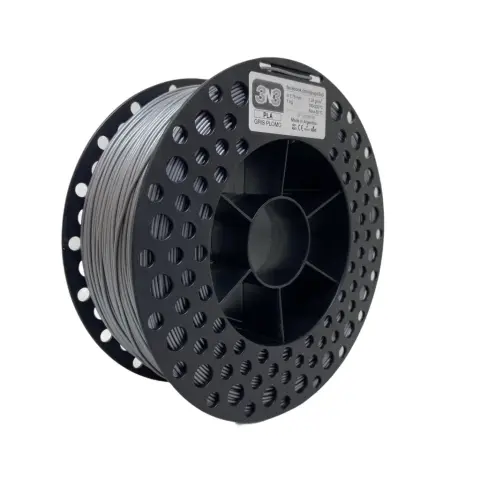 Filamento PLA 3N3 Cinza Prata 1.75mm 1KG