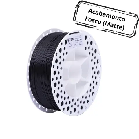Filamento PLA+ Matte 3NMax 1.75mm 1Kg Preto