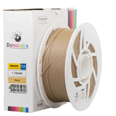 Filamento PLA WOOD Pínus DynaLabs 1.75mm 1Kg