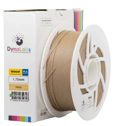 Filamento PLA WOOD Pínus DynaLabs 1.75mm 1Kg