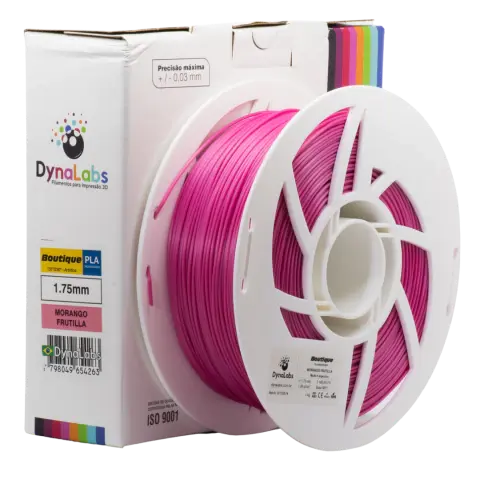Filamento PLA Boutique Morango Frutilla DynaLabs 1.75mm 1Kg
