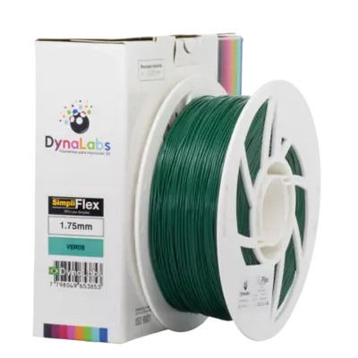 Filamento Simpliflex Verde DynaLabs 1.75mm 1Kg