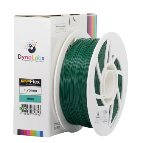Filamento Simpliflex Verde DynaLabs 1.75mm 1Kg