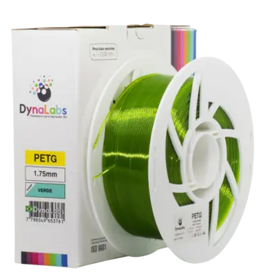 Filamento PETG Verde Clear DynaLabs 1.75mm 1Kg