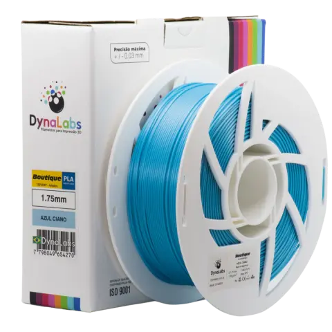 Filamento PLA Boutique Azul Ciano DynaLabs 1.75mm 1Kg
