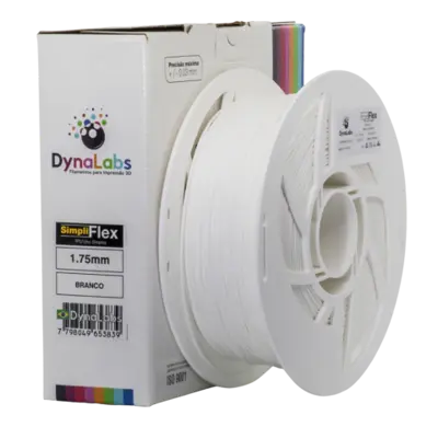 Filamento Simpliflex Branco DynaLabs 1.75mm 1Kg