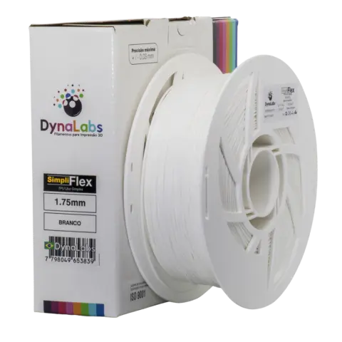 Filamento Simpliflex Branco DynaLabs 1.75mm 1Kg
