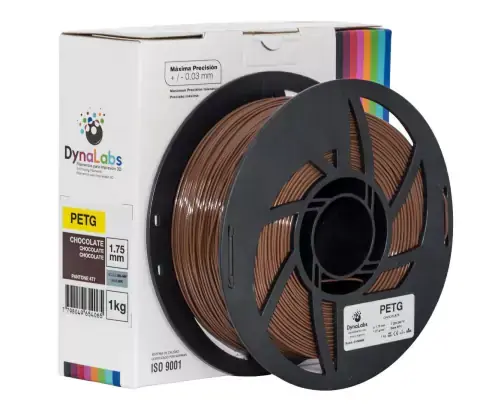 Filamento PETG Chocolate DynaLabs 1.75mm 1Kg