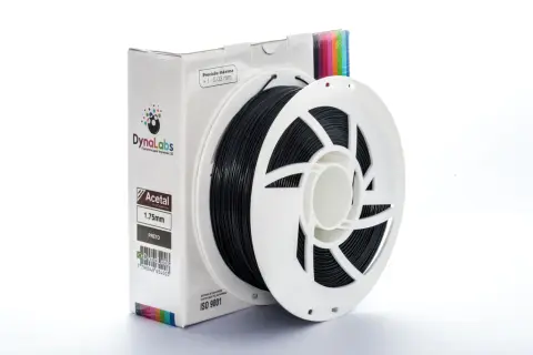 Filamento Acetal-POM Preto DynaLabs 1.75mm 1Kg