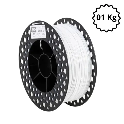Filamento PETG 3N3 1.75mm 1Kg Branco