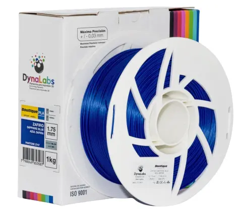 Filamento PLA Boutique Azul Safira DynaLabs 1.75mm 1Kg