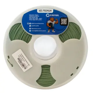 FILAMENTO 3D ABS PREMIUM 1KG 1,75 MM - VERDE MILITAR