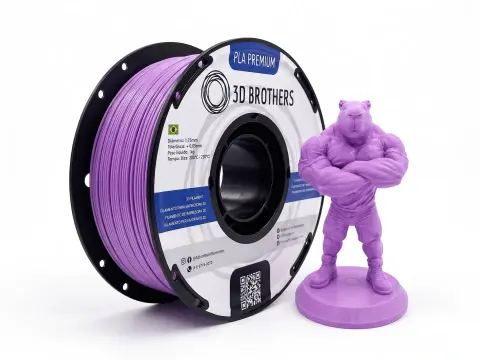 FILAMENTO 3D PLA PREMIUM 1,75 MM - LILÁS — 3D BROTHERS