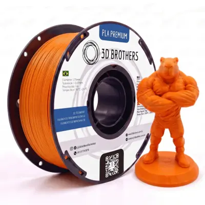 FILAMENTO 3D PLA PREMIUM 1,75 MM - LARANJA