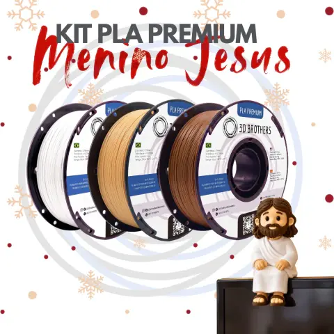 KIT FILAMENTO PLA PREMIUM MENINO JESUS - 3D BROTHERS