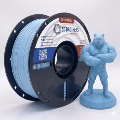 FILAMENTO 3D PLA HS SKY BLUE 1,75MM 1KG — 3D BROTHERS