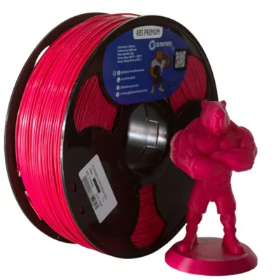 FILAMENTO 3D ABS PREMIUM 1KG - 1,75 MM - PINK