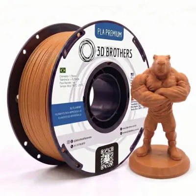 FILAMENTO 3D PLA PREMIUM 1KG 1,75 MM - CARAMELO — 3D BROTHERS