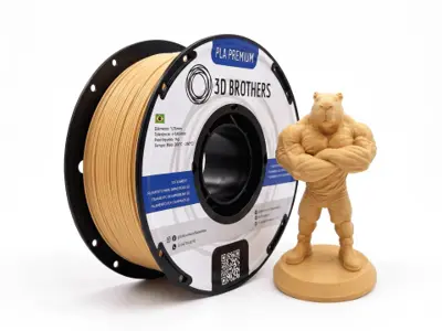 FILAMENTO 3D PLA PREMIUM 1,75 MM - BEGE SKIN 2