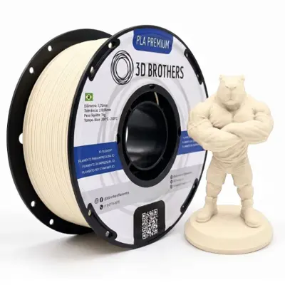 FILAMENTO 3D PLA PREMIUM 1KG 1,75 MM - BEGE SKIN 1