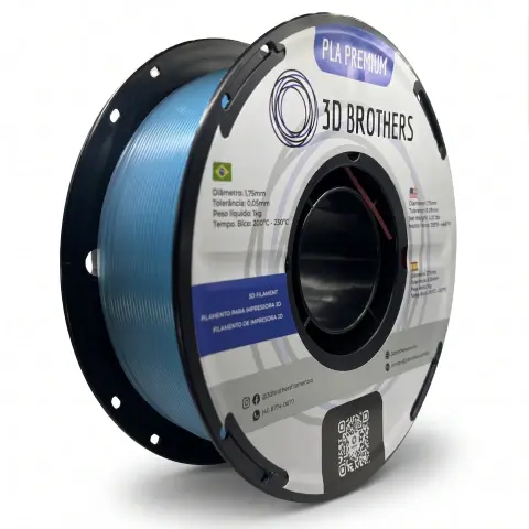FILAMENTO 3D PLA PREMIUM 1KG 1,75 MM - TROCA DE COR