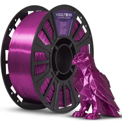 Filamento PLA Rosa Ametista V-Silk High Speed Premium - 1Kg