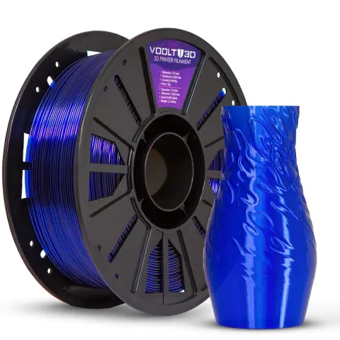 Filamento PETG HF Azul Marinho Translúcido High Fluidity Premium - 1Kg