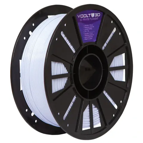 Filamento PETG HF Branco Blackout High Fluidity Premium - 1Kg