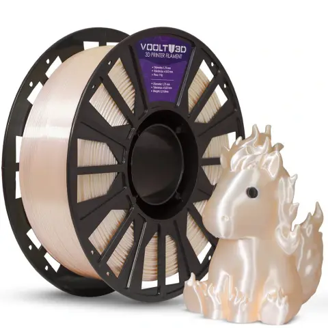 Filamento PLA Champagne V-Silk High Speed Premium - 1Kg