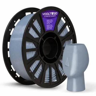 Filamento PETG HF Cinza Claro High Fluidity Premium - 1Kg